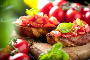 bruschetta de tomate